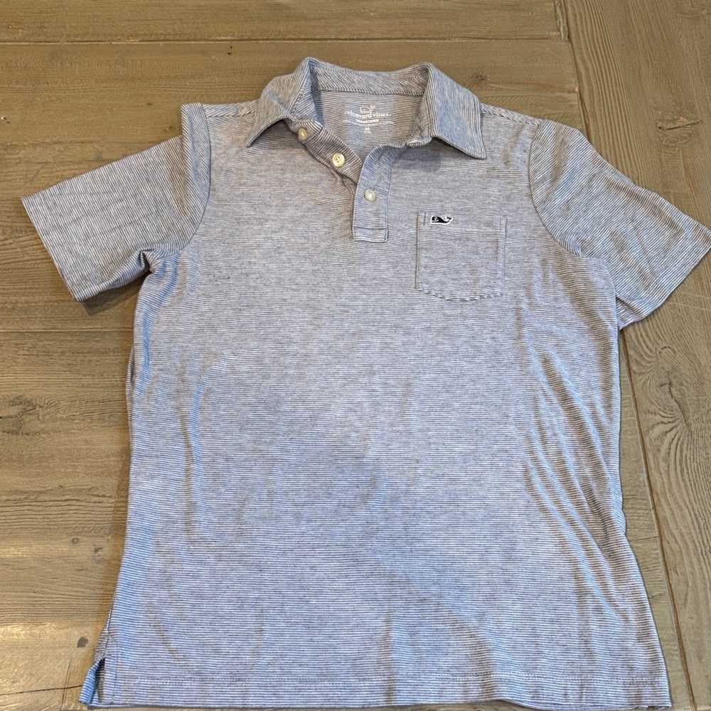 Vineyard Vines Blue Polo Shirt for Kids